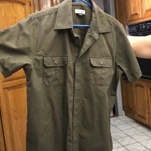 Anchorblue Army Green Button Up